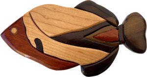 Intarsia Hawaiian Triggerfish Magnet